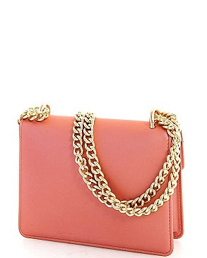 Stylish Snake Buckle Jelly Crossbody Bag JY7016-JELLY