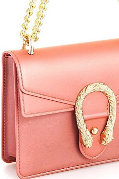 Stylish Snake Buckle Jelly Crossbody Bag JY7016-JELLY