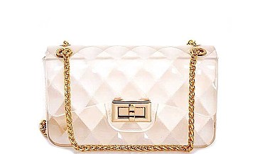 TENDER JELLY MINI CROSSBODY BAG WITH CHAIN