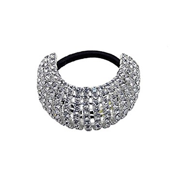 Dome Rhinestone Ponytail Holder SL70448