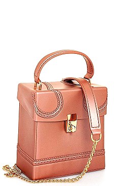 SQUARE TENDER JELLY CROSSBODY BAG