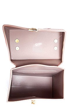 SQUARE TENDER JELLY CROSSBODY BAG