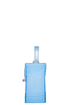 JELLY TRANSPARENT CROSSBODY BAG