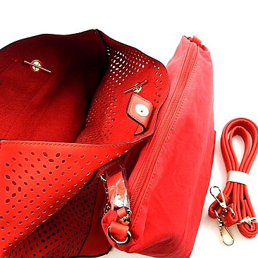 Bag In Bag Laser Cut Chain Handle Tote