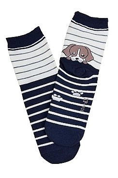 Pack of (12 Pairs) Assorted Dog Theme Socks FM-CSK6909