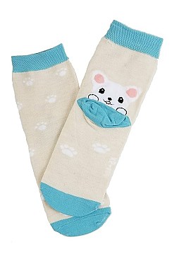 Pack of (12 Pairs) Assorted Dog Theme Socks FM-CSK6909
