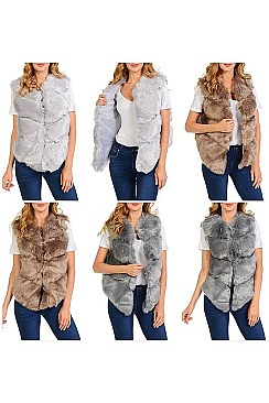 Stylish Soft Fur Vest FM-FTZWSF195