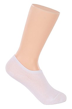 Pack of (12 Pieces)  Non-Slip Noshow Socks FM-GM109