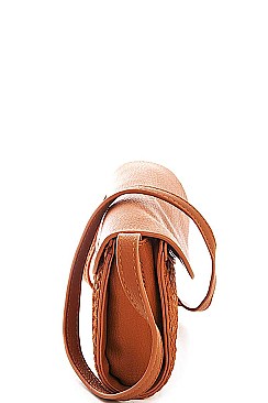 Triple 7 Street Level CUTE BRAIDED CHIC CROSSBODY BAG