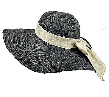Ribbon Band Wide Brim Straw Hat