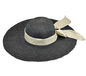 Ribbon Band Wide Brim Straw Hat