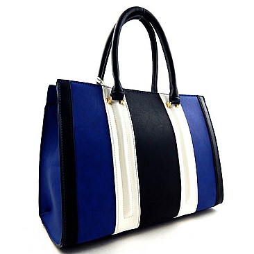 Color Block Classic Quality Satchel Bag