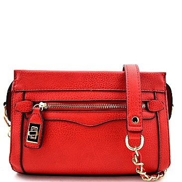 Hot Turn-lock Accent Boxy Cross Body