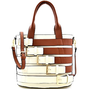 2 Tone Boutique Fashion Tote