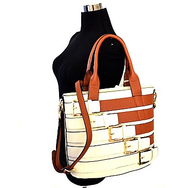 2 Tone Boutique Fashion Tote