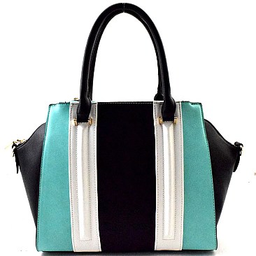 Color Block Hot Wing Satchel