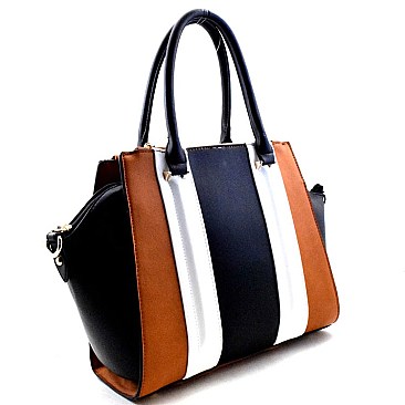 Color Block Hot Wing Satchel