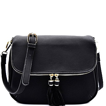 81301-LP Fold-over Flap Top Large Cross Body
