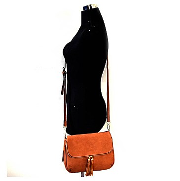 81301-LP Fold-over Flap Top Large Cross Body