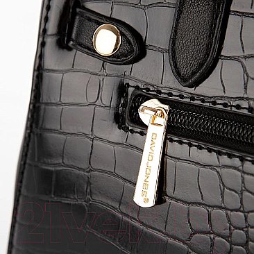 David Jones Designer Crocodile Satchel