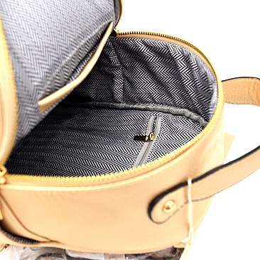 87408-LP Unique Cat Ear Hardware Accent Fashion Backpack