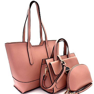 Wholesale Satchel Classy 3 in 1 Tote SET