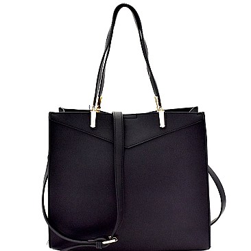 Multi-Compartment Structured 2-Way Tote MH-87838