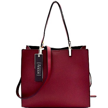 Multi-Compartment Structured 2-Way Tote MH-87838