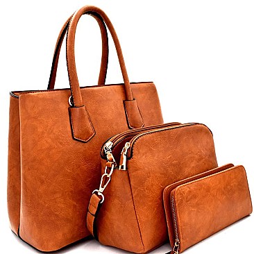 Classy 3 in 1 Satchel Wallet SET MH-87850