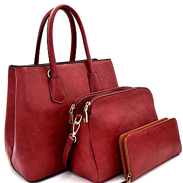 Classy 3 in 1 Satchel Wallet SET MH-87850