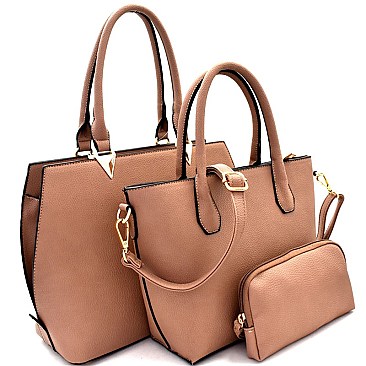 Hardware Accent 3 in 1 Tote Value SET Mh-87858