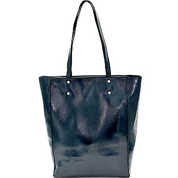 Classy Patent Tall Tote MH-87899