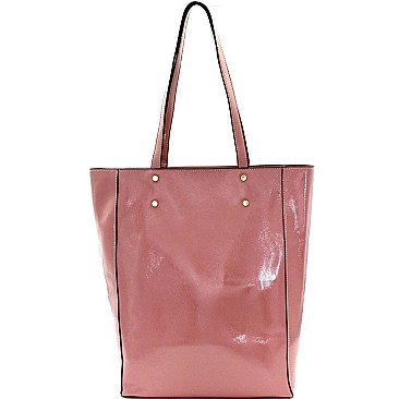 Classy Patent Tall Tote MH-87899