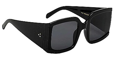 PACK OF 12 SQUARE FRAME ACCENTED THICK SUNGLASSES