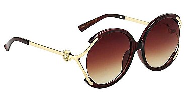 PACK OF 12  ROUND BARREL C-CLAMP HYBRID SUNGLASSES