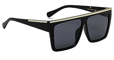 PACK OF 12 ACCENTED SQUARE POLYMER SUNGLASSES