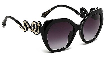 PACK OF 12 TEMPLE ANGULAR POLYMER FRAME SUNGLASSES