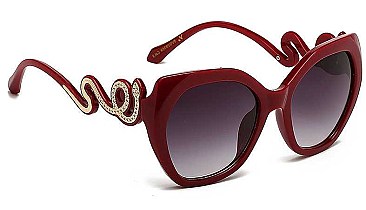 PACK OF 12 TEMPLE ANGULAR POLYMER FRAME SUNGLASSES