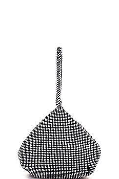 POSH FASHION RHINESTONE TRIANGLE PURSE JY9139-3N