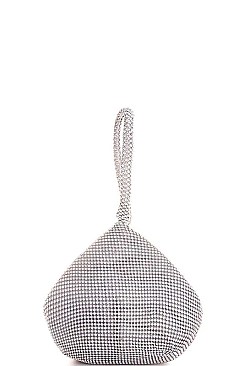 POSH FASHION RHINESTONE TRIANGLE PURSE JY9139-3N