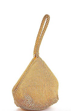 POSH FASHION RHINESTONE TRIANGLE PURSE JY9139-3N