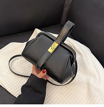Tassel Handle Boston Doctor Shape Satchel
