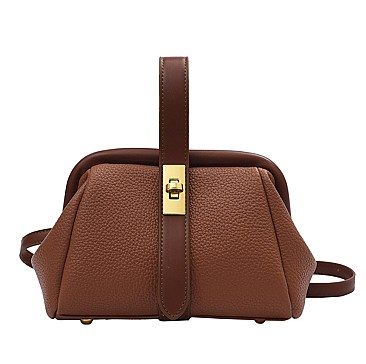 Tassel Handle Boston Doctor Shape Satchel