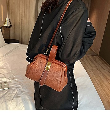 Tassel Handle Boston Doctor Shape Satchel