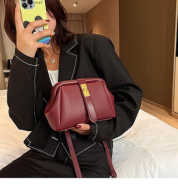 Tassel Handle Boston Doctor Shape Satchel
