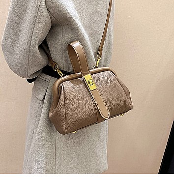 Tassel Handle Boston Doctor Shape Satchel