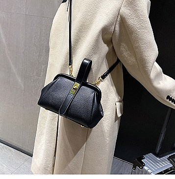 Tassel Handle Boston Doctor Shape Satchel