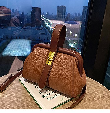 Tassel Handle Boston Doctor Shape Satchel