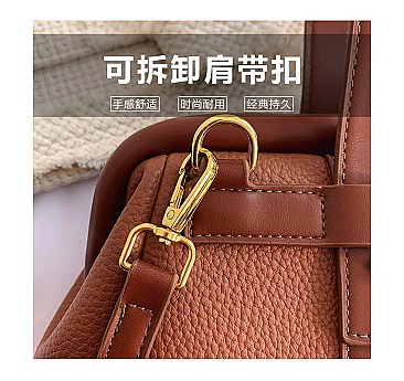 Tassel Handle Boston Doctor Shape Satchel