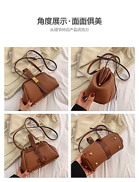 Tassel Handle Boston Doctor Shape Satchel